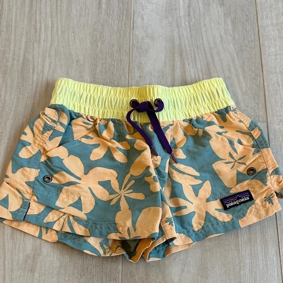 Patagonia Kids' Board  Print Shorts XS - Picture 7 of 12